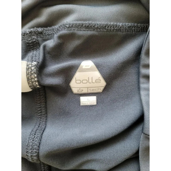 Bolle Tech Grey Tennis Sport Athletic Pull On Short Mini Skirt Skort Sz L - Picture 6 of 7